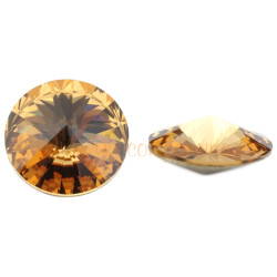 Swarovski Rivoli 1122 14mm - Light Colorado Topaz F